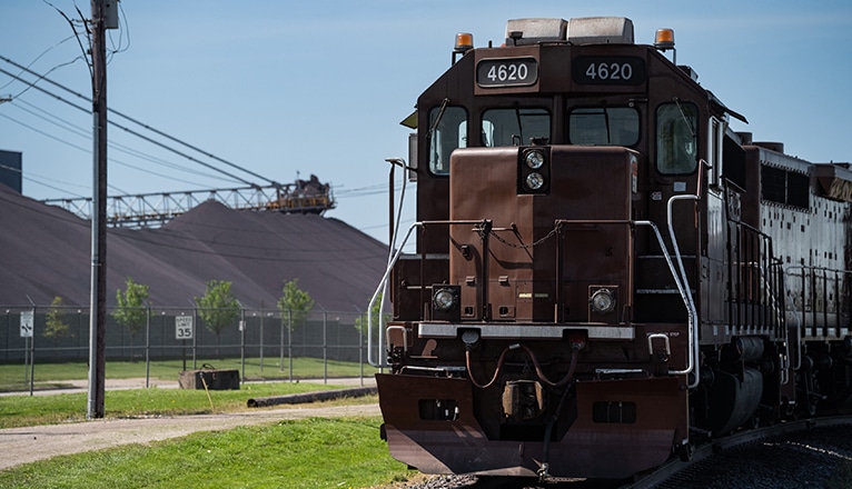Toledo Industrial Railroad train